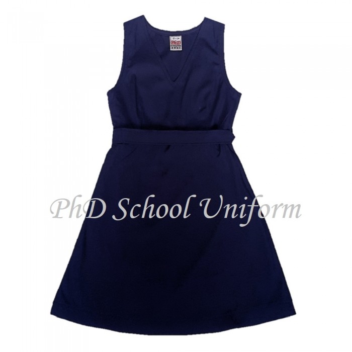 Phd School Uniform Waist 24 Length 26 28 Phd Primary Dress School Pinafore Navy Seragam Sekolah Rendah Perempuan